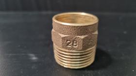 Eluma conector bronze macho 28 x 1 Eluma conector bronze macho 28 x 1