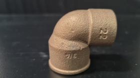 Eluma cotovelo bronze 22 x 3/4 Eluma cotovelo bronze 22 x 3/4