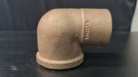 ELUMA COTOVELO ROSCAVEL BRONZE 90º 1 1/4 ELUMA COTOVELO ROSCAVEL BRONZE 90º 1 1/4