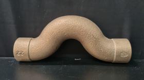 Eluma curva transposicao bronze 22 mm Eluma curva transposicao bronze 22 mm