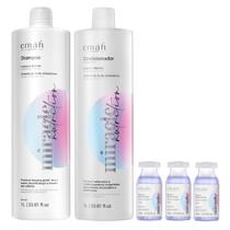 Emáh Miracle Nutrition - Shampoo 1L + Condicionador 1L + 3x Ampola 13ml