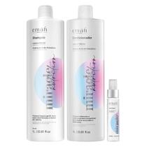 Emáh Miracle Nutrition - Shampoo 1L + Condicionador 1L + Máscara Líquida 60ml Emáh Miracle Nutrition - Shampoo 1L + Condicionador 1L + Máscara Líquida 60ml