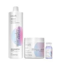 Emáh Miracle Nutrition - Shampoo 1L + Máscara 500g + Ampola 13ml Emáh Miracle Nutrition - Shampoo 1L + Máscara 500g + Ampola 13ml
