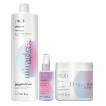 Emáh Miracle Nutrition - Shampoo 1L + Máscara 500g + Óleo 60ml Emáh Miracle Nutrition - Shampoo 1L + Máscara 500g + Óleo 60ml