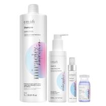 Emáh Miracle Nutrition - Shampoo 1L + Máscara Líquida 60ml + Leave in 200ml + Ampola 13ml Emáh Miracle Nutrition - Shampoo 1L + Máscara Líquida 60ml + Leave in 200ml + Ampola 13ml