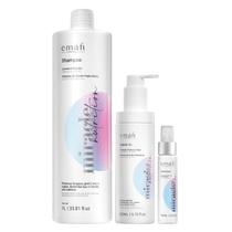Emáh Miracle Nutrition - Shampoo 1L + Máscara Líquida 60ml + Leave in 200ml Emáh Miracle Nutrition - Shampoo 1L + Máscara Líquida 60ml + Leave in 200ml