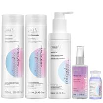 Emáh Miracle Nutrition - Shampoo 250ml + Condicionador 250ml + Leave in 200ml + Óleo 60ml + Ampola 13ml Emáh Miracle Nutrition - Shampoo 250ml + Condicionador 250ml + Leave in 200ml + Óleo 60ml + Ampola 13ml