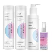 Emáh Miracle Nutrition - Shampoo 250ml + Condicionador 250ml + Leave in 200ml + Óleo 60ml Emáh Miracle Nutrition - Shampoo 250ml + Condicionador 250ml + Leave in 200ml + Óleo 60ml
