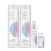 Emáh Miracle Nutrition - Shampoo 250ml + Condicionador 250ml + Máscara Líquida 60ml + Ampola 13ml