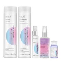 Emáh Miracle Nutrition - Shampoo 250ml + Condicionador 250ml + Máscara Líquida 60ml + Óleo 60ml + Ampola 13ml