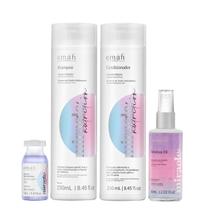 Emáh Miracle Nutrition - Shampoo 250ml + Condicionador 250ml + Óleo 60ml + Ampola 13ml