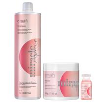 Emáh Miracle Repair - Shampoo 1L + Máscara 500g + Ampola 13ml