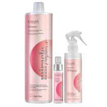 Emáh Miracle Repair - Shampoo 1L + Máscara Líquida 60ml + Leave in 200ml