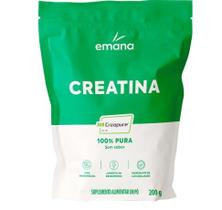 Emana Creatina Creapure 100% Pura Sem Sabor - 200g