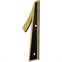 Emave Numero Colonial Preto/Dourado N.1 - Kit C/10 Pc Emave Numero Colonial Preto/Dourado N.1 - Kit C/10 Pc
