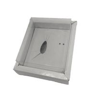 Embala Cristal Caixa Para Ovo De Colher 250G Borda Branco