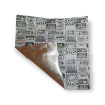 Embala Lanche Laminado Estampado 38x38 com 50 unidades