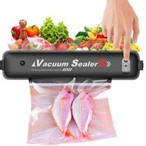 Embalador Seladora Vacuum Sealer Potente 90w Com 10 Sacolas