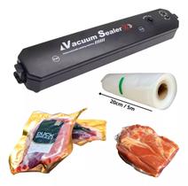 Embaladora Alimento A Vácuo + Rolo Promoçao Selagem Vertical