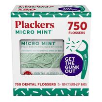 Embaladores de fio dental Micro Mint 750 unidades (pacote com 5)