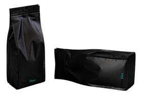 Embalagem 11x32 Preto 4 Solda Café Moído - Grão 500g -800un