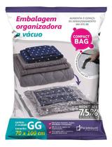 Embalagem A Vácuo Compact Bag Organizador Roupa 70x100cm