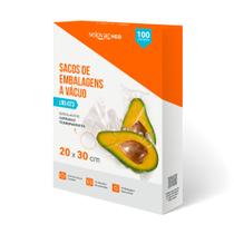 Embalagem a Vácuo Transparente Gofrada 20x30cm Caixa c/100