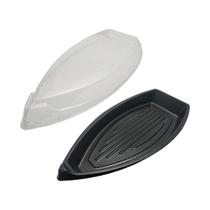 Embalagem Barca Com Tampa Grande 50 Un Sushi