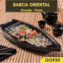 Embalagem Barca Grande Comida Japonesa GO930 C/Tampa Unidade- Galvanotek