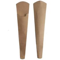 Embalagem Botão De Rosas Flores Saco Cone Manga Kraft 10 Uni Embalagem Botão De Rosas Flores Saco Cone Manga Kraft 10 Uni