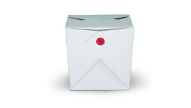 Embalagem Box para Yakisoba Branca Kit Completo 850ml - ADG EMBALAGENS