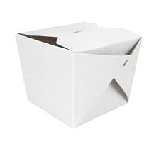Embalagem Caixa Box Branca GG (1000 ml) c/ divisória - 100 Unidades