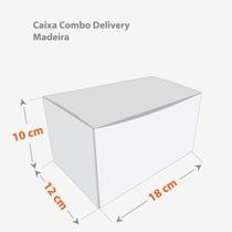 Embalagem Caixa Combo Delivery (18 x 12 x 10 cm) - 100 unidades