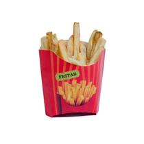 Embalagem Caixa de Batata Frita com 50 Unidades Embalagem Caixa de Batata Frita com 50 Unidades