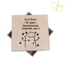 Embalagem Caixa Presente Dia Das Maes Te Amo Em MDF Cru