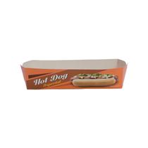 Embalagem Caixa Suporte Balcão Tam. P 18x6,5x4cm. P Cachorro Quente Hot Dog 50 Un.