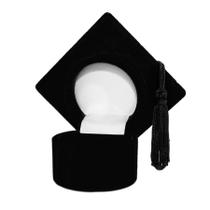 Embalagem Caixinha Para Anel De Formatura Capelo De Veludo Embalagem Caixinha Para Anel De Formatura Capelo De Veludo