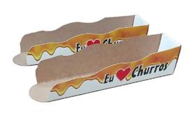 Embalagem caixinha Para Mini Churros Gourmet ( 100 UNIDADES )