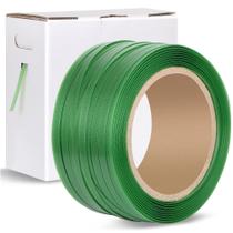 Embalagem: Cinta, rolo, armazenamento, poliéster verde padrão Embalagem: Cinta, rolo, armazenamento, poliéster verde padrão