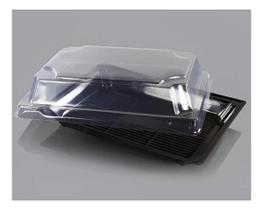 Embalagem Combinado Sushi 1 Delivery 10 Un - Bp01 Transparente Kit 30un