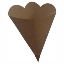 Embalagem Cone para Crepe Frances, Wrap Kraft 300 un Embalagem Cone para Crepe Frances, Wrap Kraft 300 un