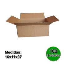 Embalagem Correio 16x11x07 Pack 100 Unidades Caixa Papelão Correio Sedex PAC - MagazineCuritiba