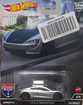 *Embalagem danificada* Hot Wheels Car Culture American Scene - Tesla Roadster