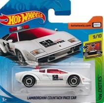 *Embalagem danificada* Hot Wheels Exotics - Lamborghini Countach Pace Car