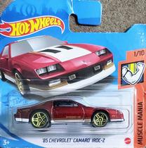 *Embalagem danificada* Hot Wheels Muscle Mania - '85 Chevrolet Camaro Iroc-Z