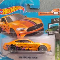 *Embalagem danificada* Hot Wheels Speed Blur - 2018 Ford Mustang GT