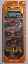 *Embalagem danificada* Matchbox Pack de 5 - MBX Off Road