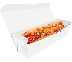 Embalagem de Cachorro Quente Hotdog Delivery 30Cm Branco 100