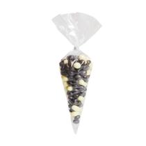 Embalagem de Cone de Chocolate Cor Incolor 14x23cm 50un
