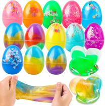 Embalagem de ovos de lodo de páscoa ZIRSENG Easter Slime Easter, pacote com 24